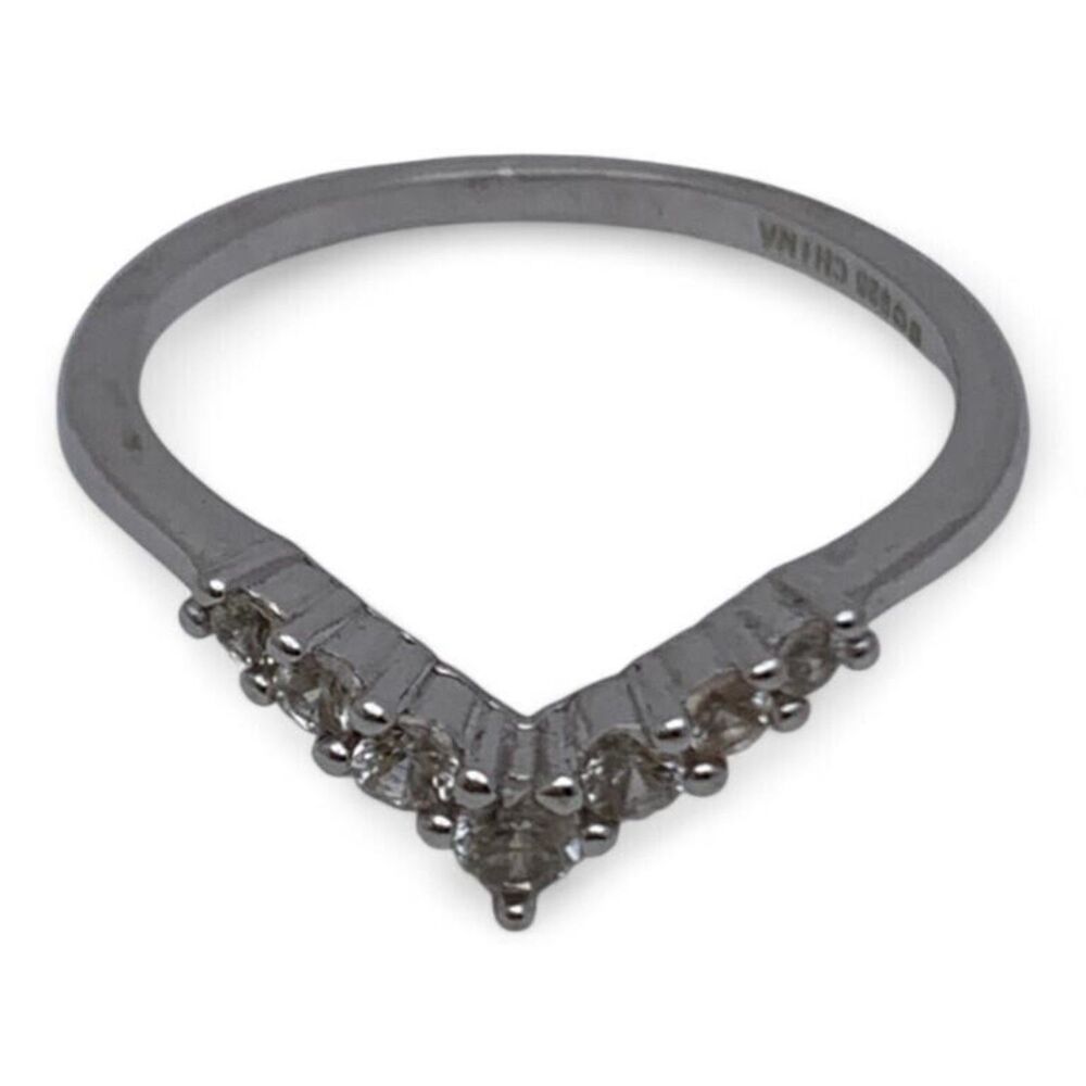 Sterling Silver Stacking Ring Or Anniversary Ring… - image 6